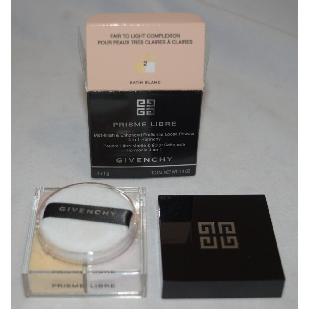 Givenchy Prisme Libre Mat-Finish & Enchaned Radiance Loose Powder -2 Satin Blanc
